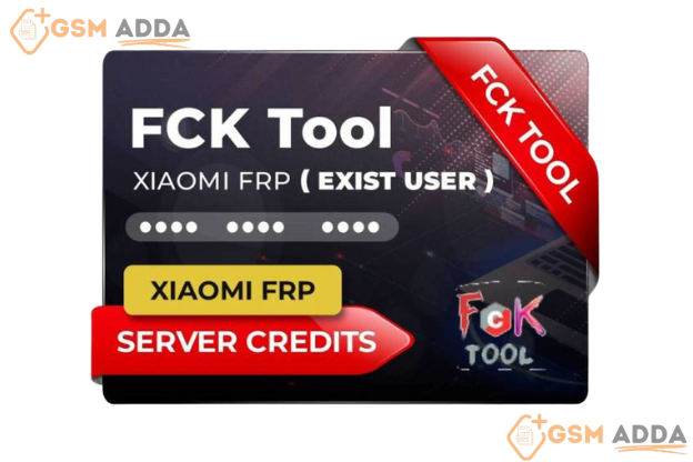 FCK Tool Xiaomi FRP AUTH ( Exist User ) (24/7 AUTO API INSTANT)